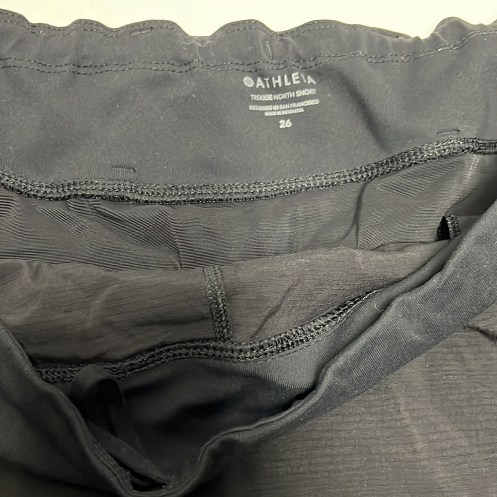 Athleta Trekkie North Shorts size 26 plus size black - Picture 6 of 6